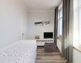 Haus Seestern Whg. 2 Rosengarten mit Terrasse und Sauna