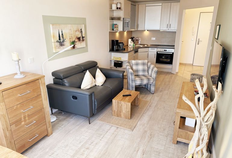 kombinierter Wohn-und Küchenbereich