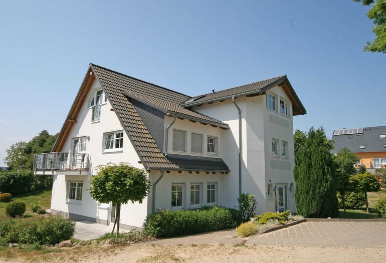 seitliche Ansicht zum Dünenhaus