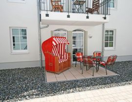 Haus Meeresblick Baabe - A 0.04 Weiße Düne mit Terrasse