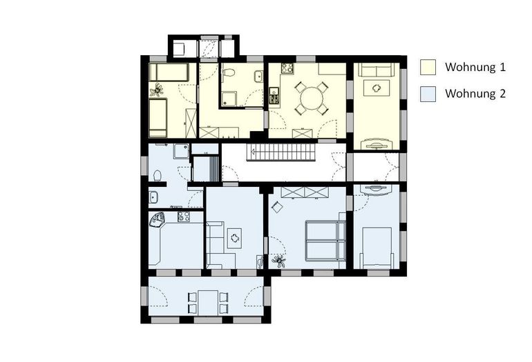 Haus Seestern Whg. 2 Rosengarten mit Terrasse und Sauna Haus Seestern Whg. 2 Rosengarten mit Terrasse und Sauna