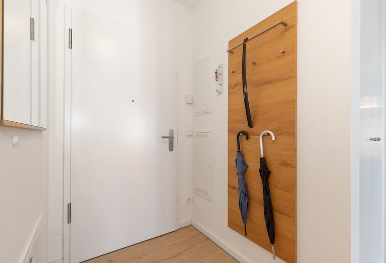 Flur mit Garderobe