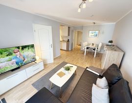 Ferienwohnung 01 Strandgut mit Terrasse