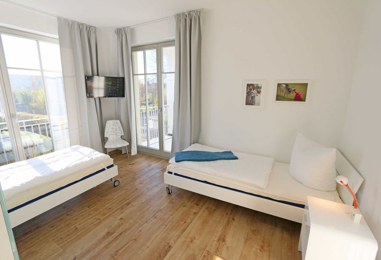 2. Schlafzimmer mit Einzelbetten