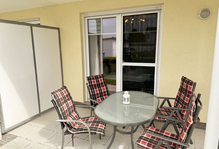 bestuhlte Terrasse