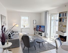 Villa Wilhelmine - Whg. 03 Kreidezimmer mit Südbalkon