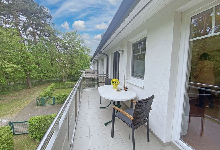 Balkon vom Ess- und Schlafzimmer begehbar