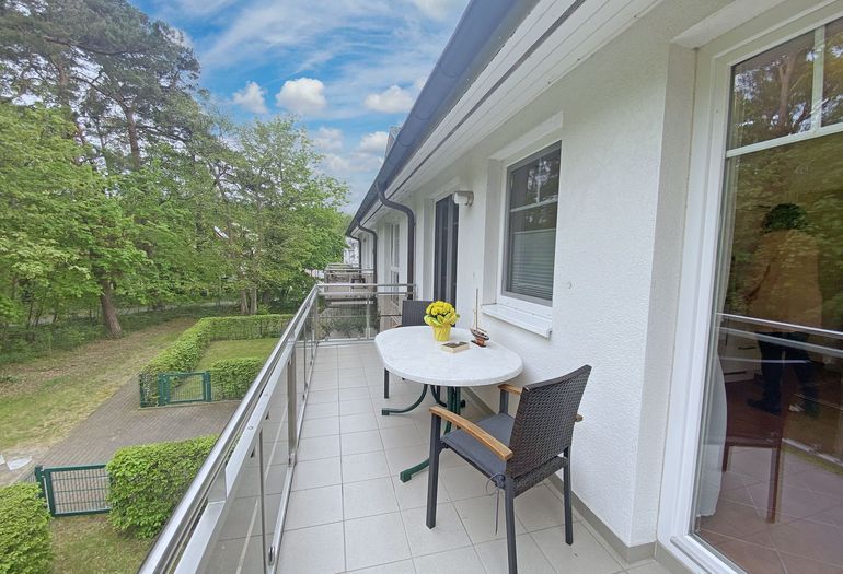 Balkon vom Ess- und Schlafzimmer begehbar