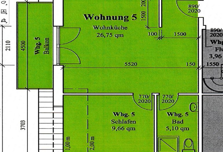 Haus 1 Fewo 05 Am Selliner See - Grundriss Haus 1 Fewo 05 Am Selliner See - Grundriss