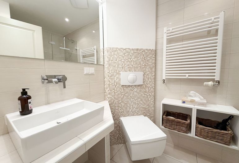 Kurparkresidenz in Baabe WE 15 - Badezimmer Kurparkresidenz in Baabe WE 15 - Badezimmer