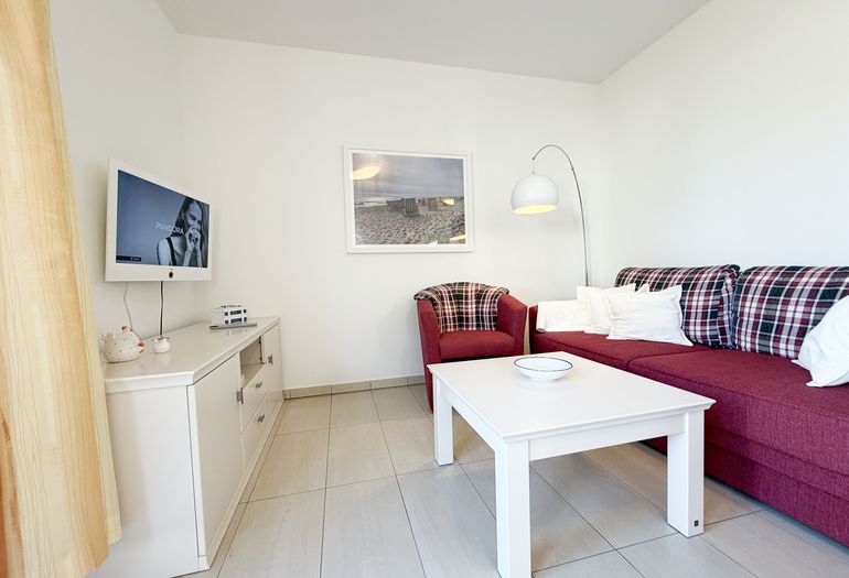 Haus Möwe Wohnung 01 - Wohnzimmer Haus Möwe Wohnung 01 - Wohnzimmer