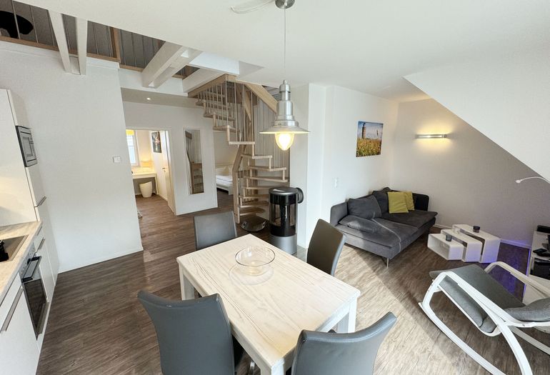 Blick in das Wohnzimmer