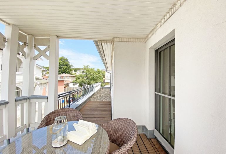 bestuhlte Dachterrasse