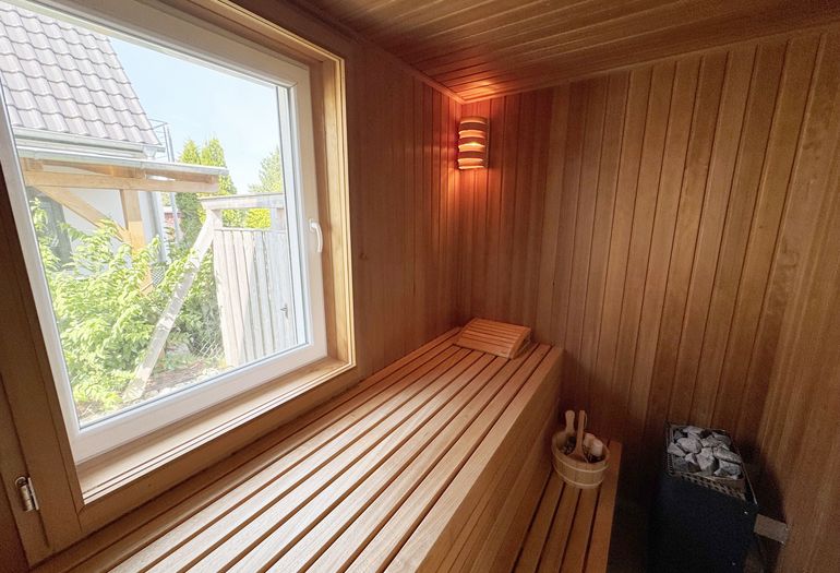 hauseigene Sauna