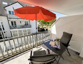Ferienwohnung 06 Strandkieker mit Balkon