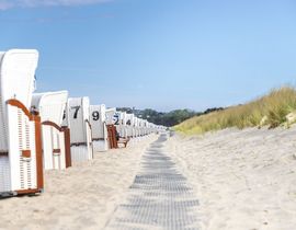 Strandnaher Urlaub an der Ostsee: Ferienwohnung Helene mit zwei Balkonen