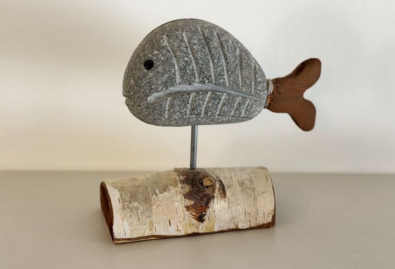 Dekofisch im Wohnzimmer