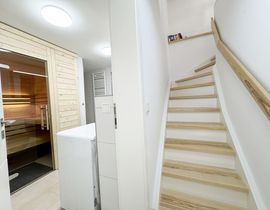 Haus Düne mit Sauna - Doppelhaushälfte Nr. 1 mit Terrasse & Sauna