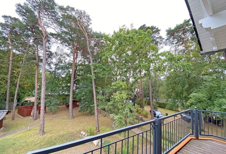 Blick vom Balkon