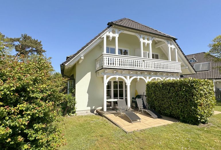 Haus Rügenwelle - Bildansicht auf Balkone und Terrassen