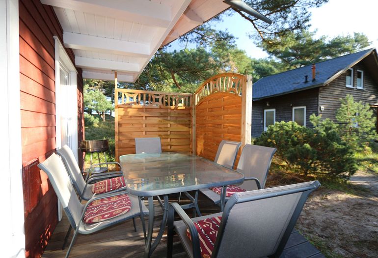 Strandhaus Dünenweg 17c -möblierte Terrasse in ruhiger Lage