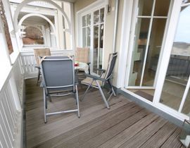 Villa Wilhelmine - Whg. 03 Kreidezimmer mit Südbalkon