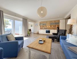 Zollhaus Klein Zicker - Wohnung 01 mit Südterrasse und Meerblick