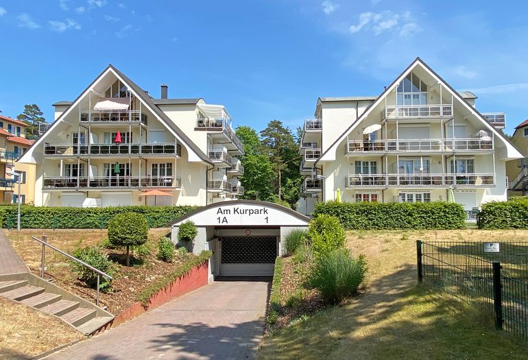 Ferienwohnung Luna am Kurpark Einfahrt zur Tiefgarage Ferienwohnung Luna am Kurpark Einfahrt zur Tiefgarage