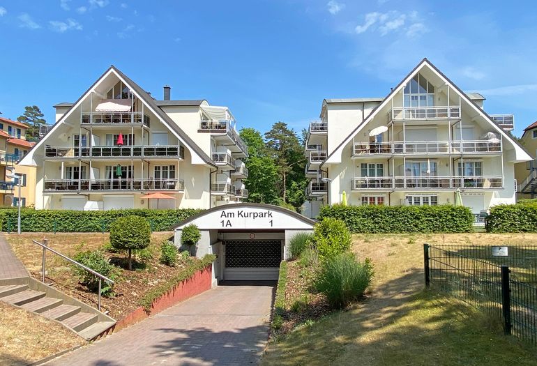 Ferienwohnung Luna am Kurpark Einfahrt zur Tiefgarage Ferienwohnung Luna am Kurpark Einfahrt zur Tiefgarage