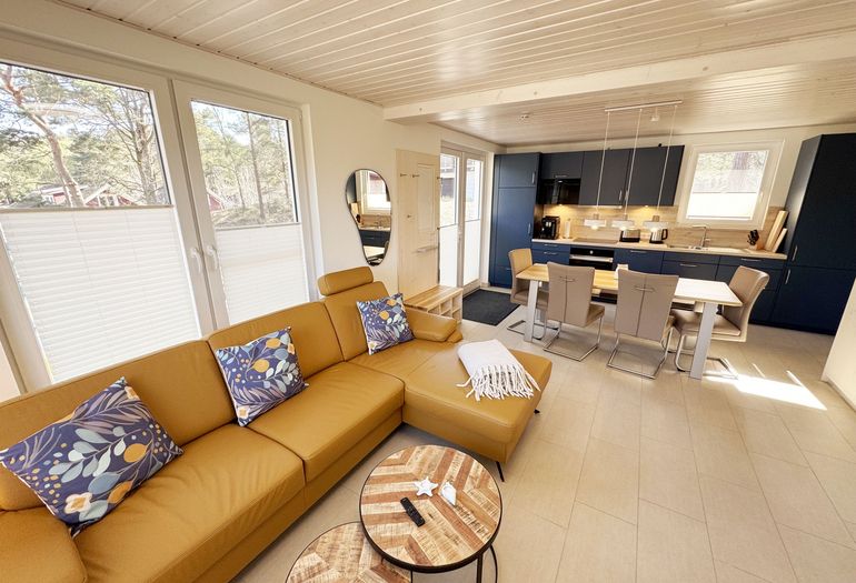 gemütlicher Wohnbereich mit Couch