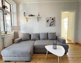 Haus Seestern Whg. 2 Rosengarten mit Terrasse und Sauna