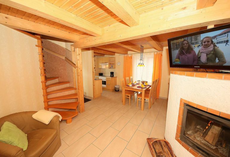 Wohnbereich mit Treppe