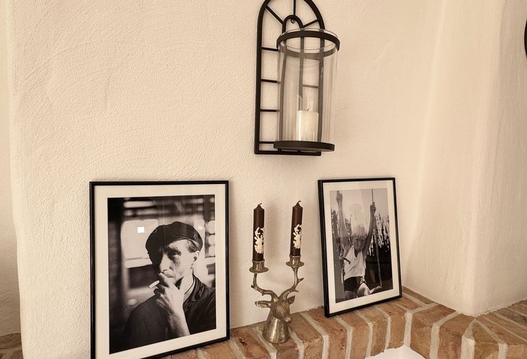 Deko im Wohnzimmer der Doppelhaushälfte