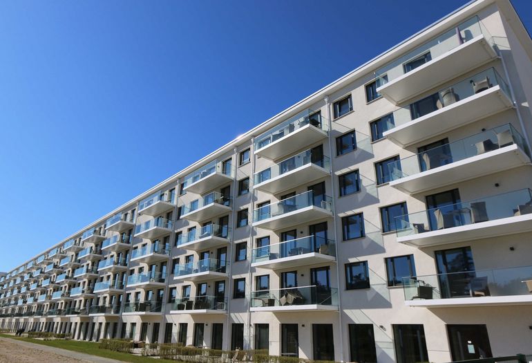 Objektansicht hinten Block 1 Objektansicht hinten Block 1