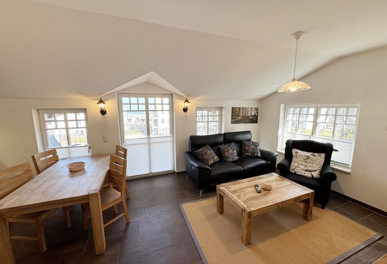 gemütlicher Wohnbereich mit Couch