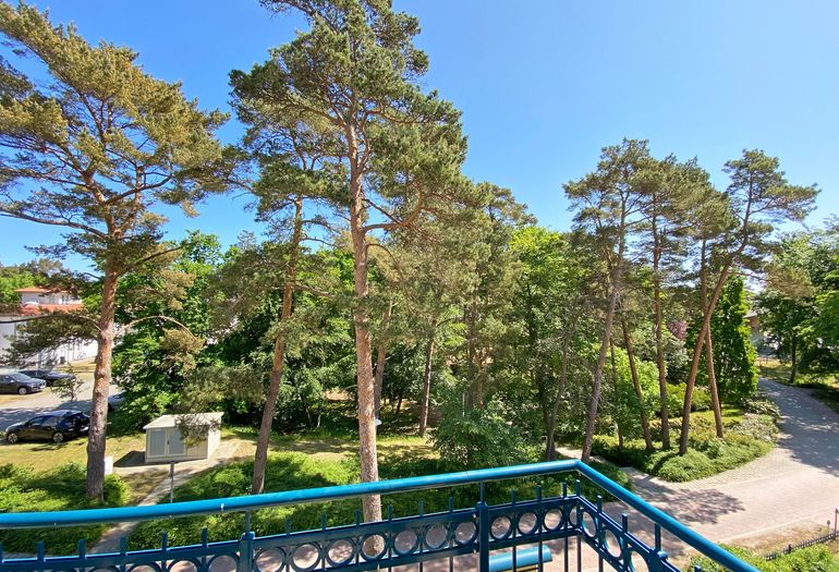 Ausblick vom Balkon Richtung Ostsee