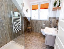Ferienhaus Uns lütt Hus mit Sauna, Kamin & Terrasse