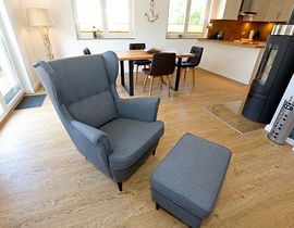 Ferienhaus Uns lütt Hus mit Sauna, Kamin & Terrasse