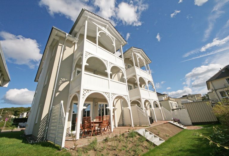 Die Rückansicht der Villa Wilhelmine Die Rückansicht der Villa Wilhelmine