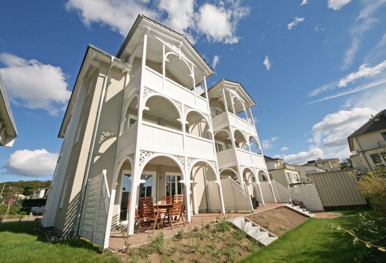 Die Rückansicht der Villa Wilhelmine