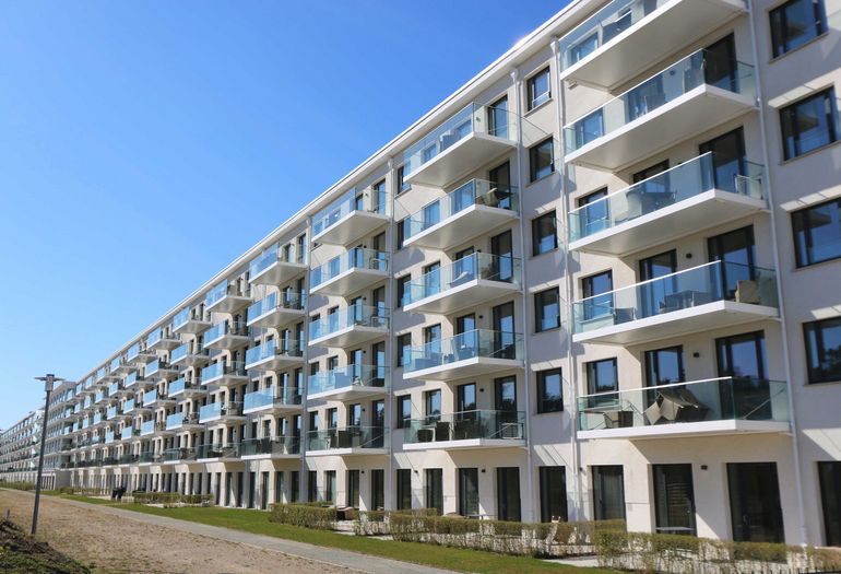 Objektansicht hinten Block 1 Objektansicht hinten Block 1