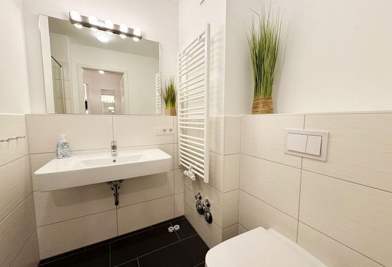 innenliegendes Badezimmer