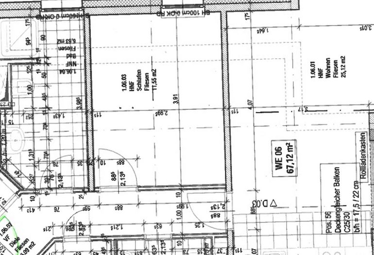 Villa Annika Whg. 06 - Grundriss der Wohnung
