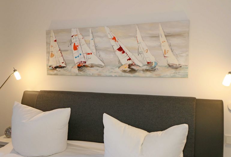 Schlafzimmer mit Doppelbett Schlafzimmer mit Doppelbett