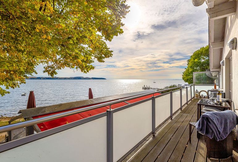 Dachterrasse mit Boddenblick