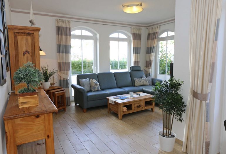 Blick in das Wohnzimmer