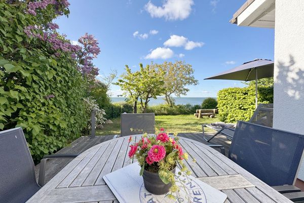 Zollhaus Klein Zicker - Wohnung 01 mit Südterrasse und Meerblick