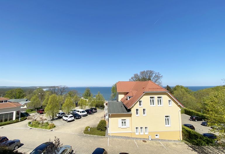 Panoramablick vom Balkon