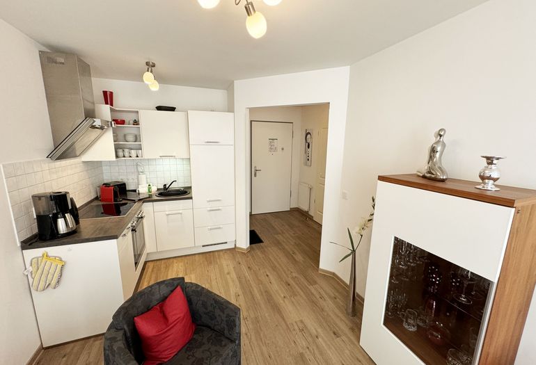 Wohnung Ostseesilber - mit integrierter Küchenzeile Wohnung Ostseesilber - mit integrierter Küchenzeile