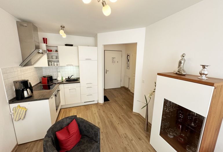 Wohnung Ostseesilber - mit integrierter Küchenzeile Wohnung Ostseesilber - mit integrierter Küchenzeile